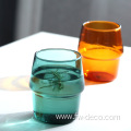 colorful water glass juice glass coffee glass